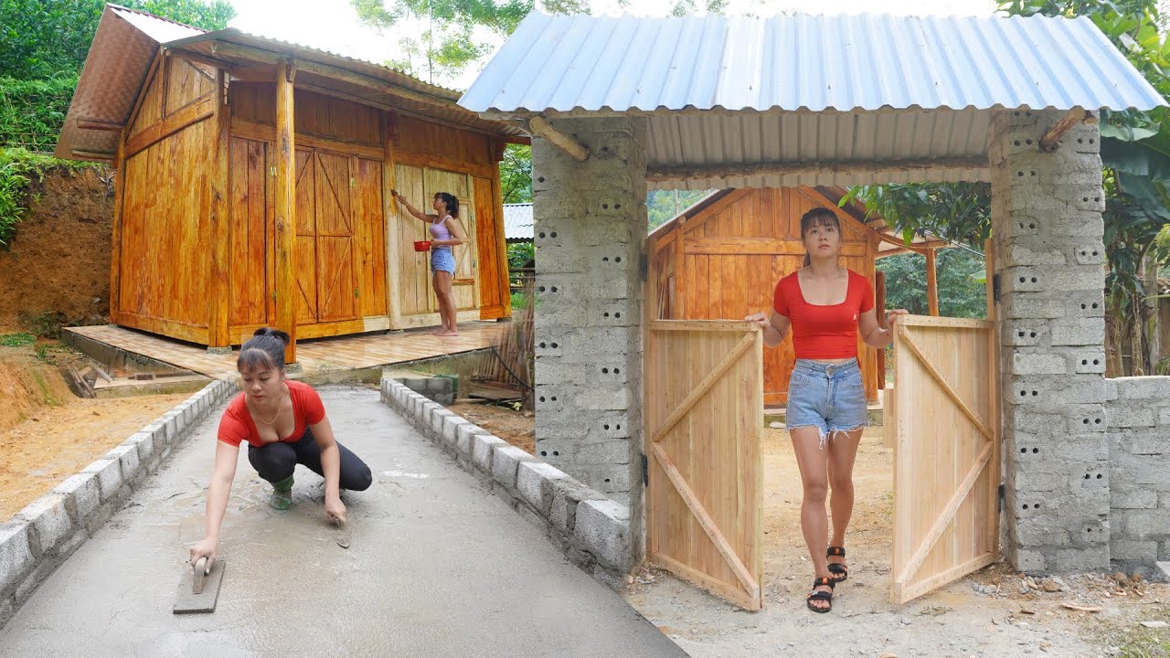 200 Day: Build a Beautiful Campus for the Log Cabin,....Building, Raising, Gardening.