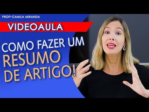 COMO FAZER RESUMO de ARTIGO científico! - PASSO a PASSO - Fácil e RÁPIDO!