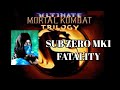 Ultimate Mortal Kombat Trilogy Sub Zero MK1 Fatality