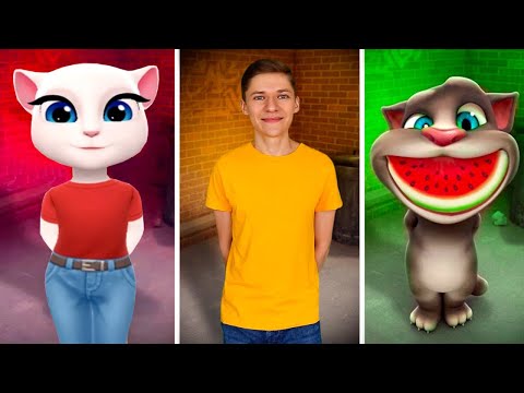 Imitate Angela & Talking Tom Challenge - My Parody COMPLETE EDITION