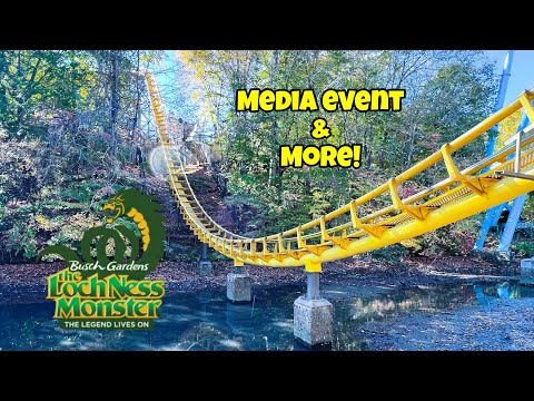 Busch Gardens Williamsburg | Monstro do Lago Ness | Evento de mídia e muito mais!