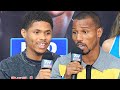 SHAKUR STEVENSON VS ROBSON CONCEICAO • FULL HEATED PRESS CONFERENCE & FACE OFF VIDEO