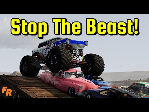 Stop The Beast! - Monster Truck Rampage - BeamNG Drive