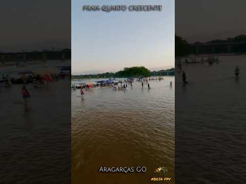 ABEIA #fpv #praia Quarto Crescente #aragarças GO #drone #turismo