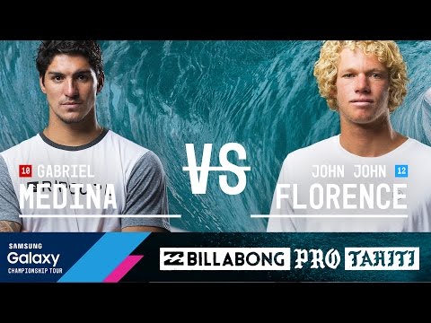 Gabriel Medina vs. John John Florence - Billabong Pro Tahiti 2016 Semifinals