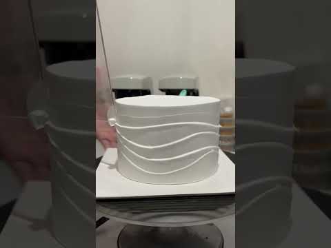 How to Create Waves Texture in Cakes 🌊