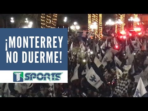 "Â¡MONTERREY ESTÃ DE FIESTA!; Festejos por el título de Rayados" Barra: La Adicción &bull; Club: Monterrey