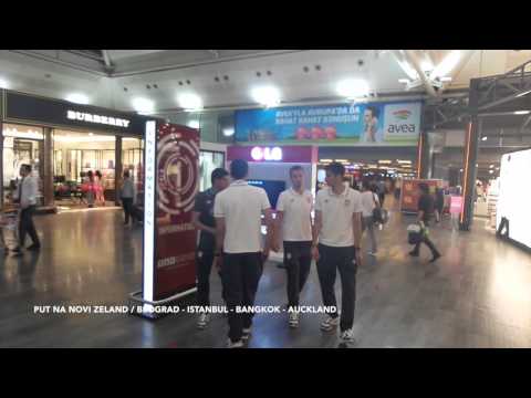 Serbia U20 - Trip And Day 1 in New Zealand