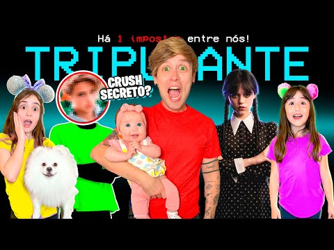 *NOVO* FILME - AMONG US NA VIDA REAL *Tem um impostor entre nós!* PAI TAMBÉM VLOGA