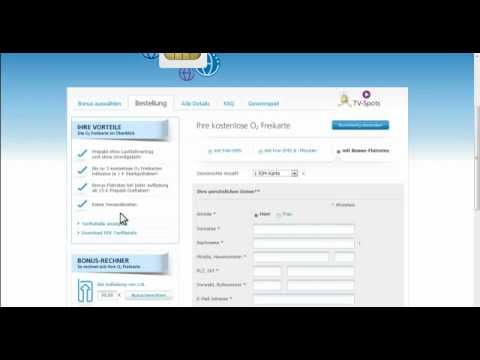 Gratis o2 Prepaid Handy Karten bestellen - Kostenlose o2 Prepaid Handy Karten Keine Versandkosten!