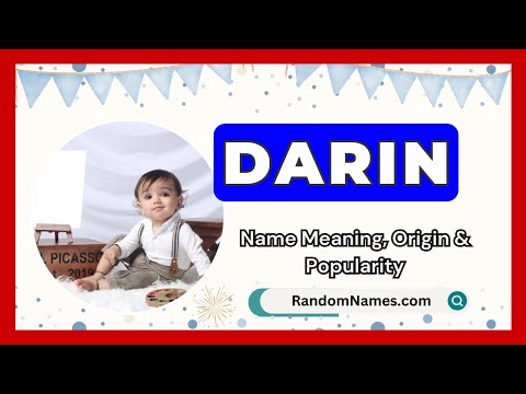 Darin - Baby Boy Name Meaning, Origin & Popularity - RandomNames.com