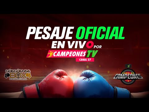 ⚖️🥊 ¡Pesaje oficial rumbo a La Gran Velada Boxística -[Zona de Campeones] -  [15- 08- 2025]