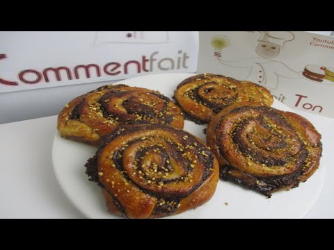 pains aux raisins Nutella