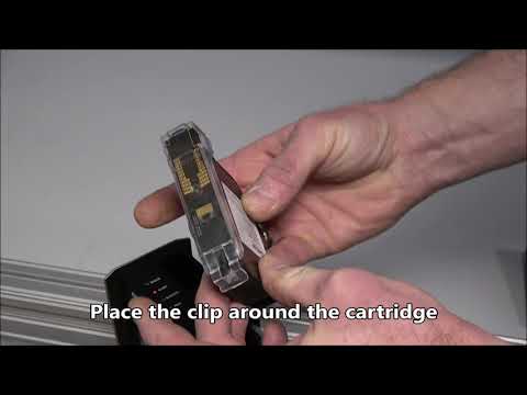 CM 100: Insert, remove and clean cartridge