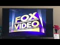 FoxVideo Modified Screen 20th Century Fox FAI Films Youngheart Productions Young And Faiman