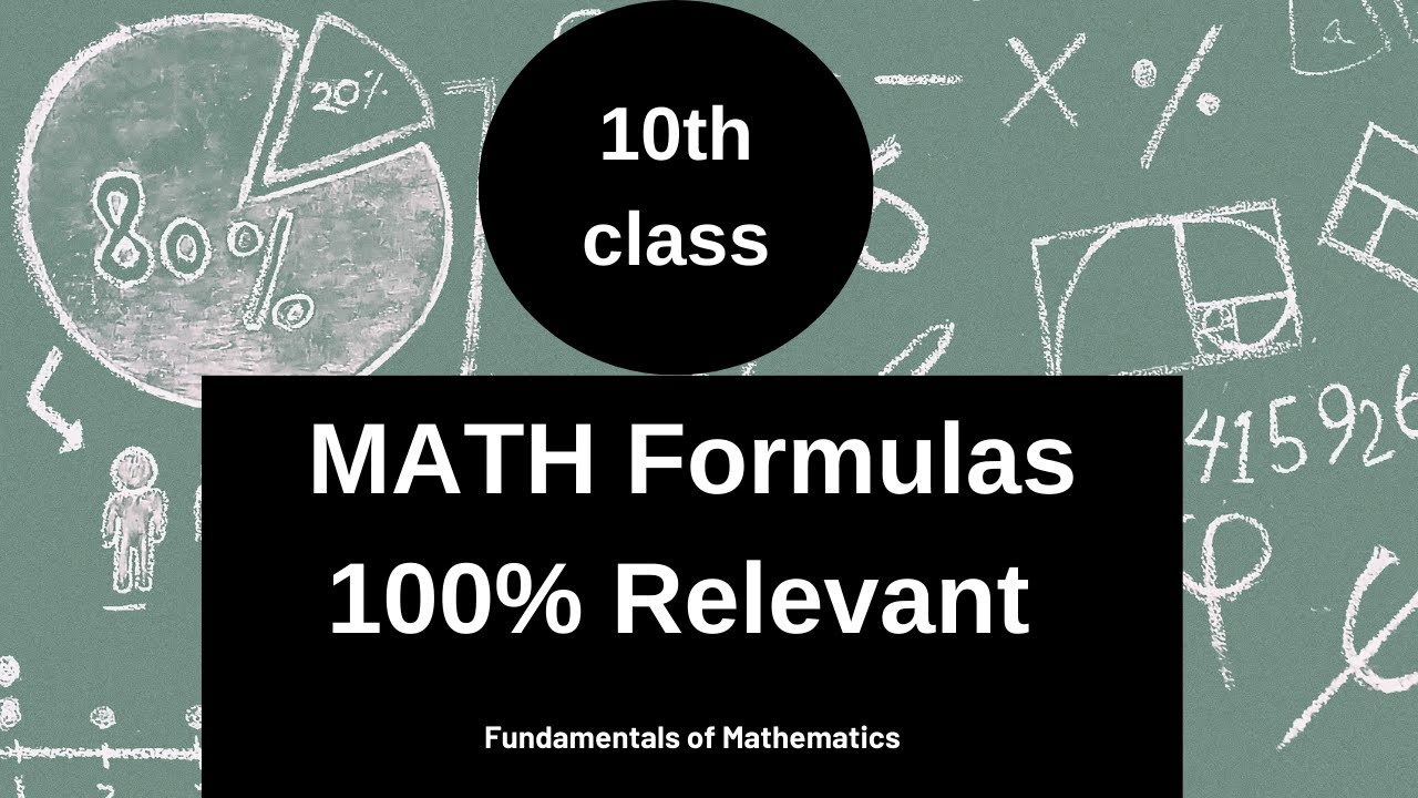 Class 10th Math Formulas||100% Relevant || Important Formulas for all Boards