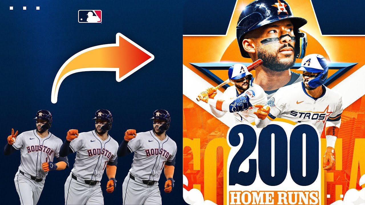 200 CAREER HOMERS for Carlos Correa! It's only right it was with the Astros 💪
