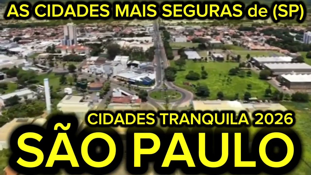 CONHEÇA AS CIDADES MAIS SEGURAS de SÃO PAULO 2026 [RANKING IPEA Atualizado]
