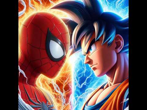 Spiderman and Goku and Naruto and saitama fight #marvel #anime