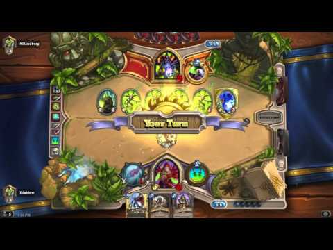 Hearthstone : Undertaker Deathrattle Raptor Rogue Fun #1 Zoo Warlock