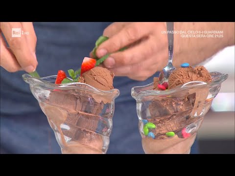 Gelato al cioccolato al latte - E' sempre Mezzogiorno 06/05/2021