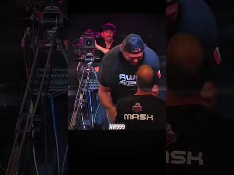 Devon larrat revenged his friend Matt mash and punish Kalina Devon vs Kalina #devon #armwrestlin