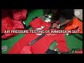 Immersion Suit Air Pressure Testing Of Immersion Suits Life Saving Appliance