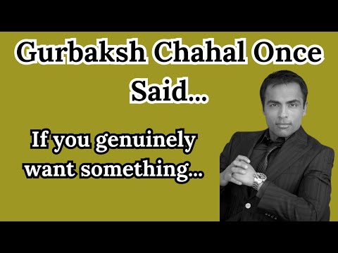 Gurbaksh Chahal Once Said - Motivational | Inspirational quotes