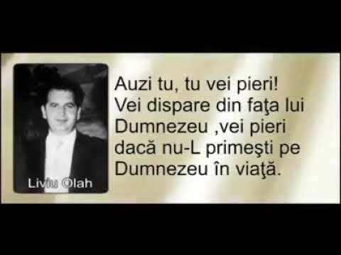 Liviu Olah - Mesaj cutremurător