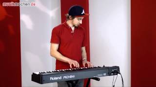Video thumbnail for Roland RD-64 Stagepiano im Test auf musikmachen.de by musikmachen.de