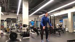 Shoulder Medial Delt Raises w: Band