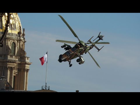 Aggressive Eurocopter Tiger takeoff