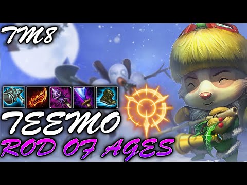 Rod of Ages Teemo Build! Let The Stacking BEGIN! - Ranked Season 9 (EUW)