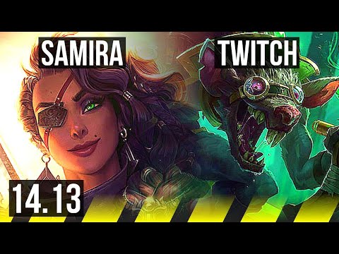 SAMIRA & Renata Glasc vs TWITCH & Janna (ADC) | Quadra, Legendary, 66% winrate | EUW Master | 14.13