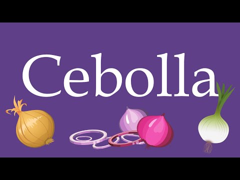 How To Pronounce ''Cebolla'' (Onion) Correctly in Spanish