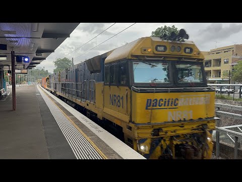 14/1/26 - Pacific National 3BS6 passing Eastwood with NR81 and NR82