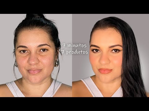 MAKEUP WITHOUT FOUNDATION IN 7 MINUTES WITH 7 PRODUCTS