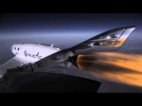 SpaceShipTwo's third powered flight