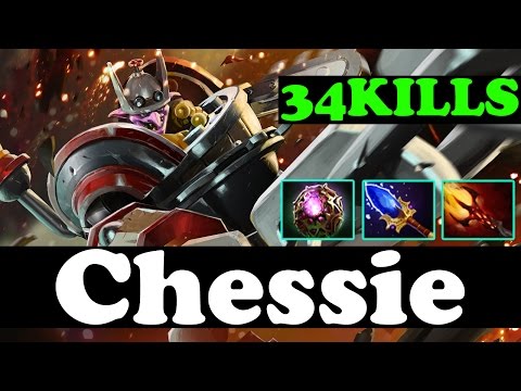 Chessie 7200 MMR Plays Timbersaw WITH 34 KILLS - Ranked Gameplay - Dota 2
