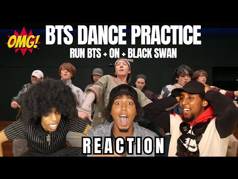 WE WATCH 3 DIFFERENT BTS DANCE PRACTICES | RUN BTS + ON + BLACK SWAN