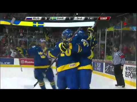 Ryssland - Sverige 3-4 VÄNDNINGEN! JVM 2012