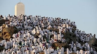 Hacı adayları Arafat'a ulaştı