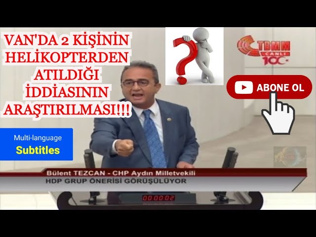 Video Uitspraak van Bülent Tezcan in Turks