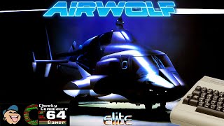 AIRWOLF – Commodore 64 (1985) | Blast Through Caverns in This Classic Chopper Challenge