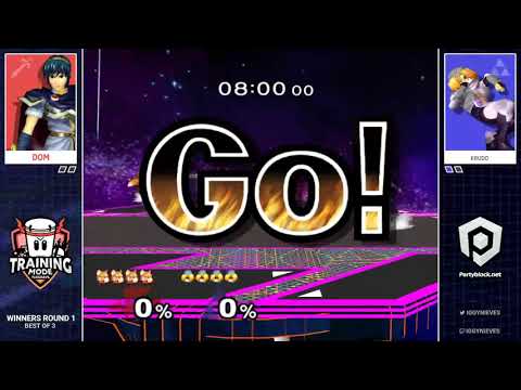 Training Mode Thursdays Online #1 Dom (Marth) vs. Krudo (Sheik) Winners Quarters