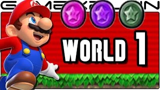 Super Mario Run - All World 1 Pink, Purple, & Black Coins (100% Guide & Walkthrough)