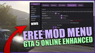 Download Lagu How To Install a Working FREE Mod Menu For GTA 5 Enhanced // GTA Online Thumbnail