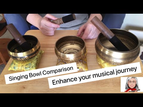 Singing Bowl Comparison Himalayan Bazaar: Ohm Eyes Bowl, Bajra  Power Dice Bowl, Ohm Padme Hum Bowl