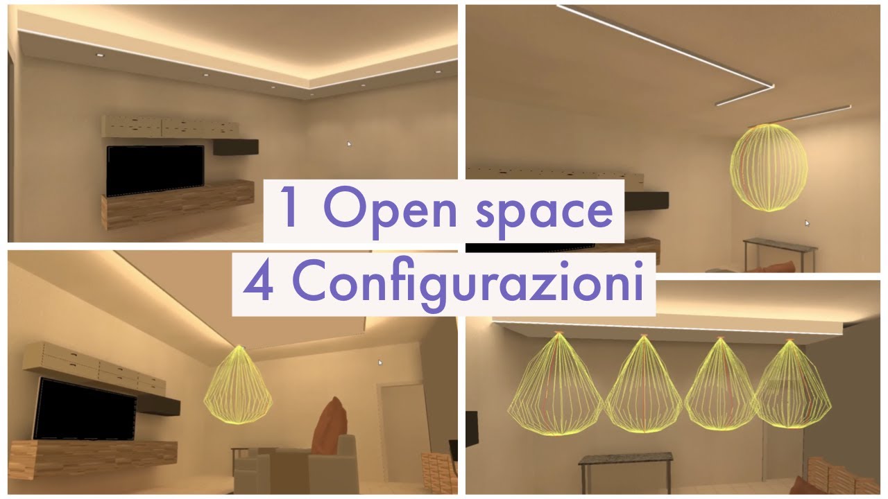 Come illuminare un open space in 4 modi diversi | Metodo Luce 3D