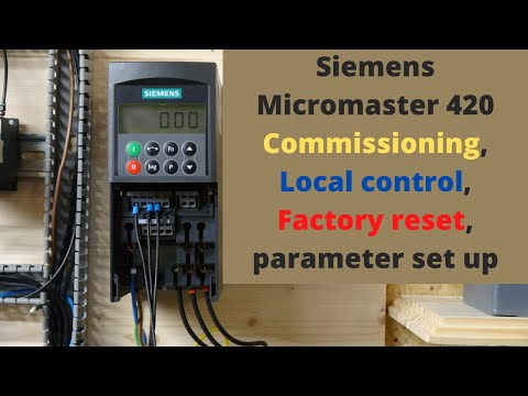 Siemens 6SE6420-2AD27-5CA1 Micromaster 420 VFD